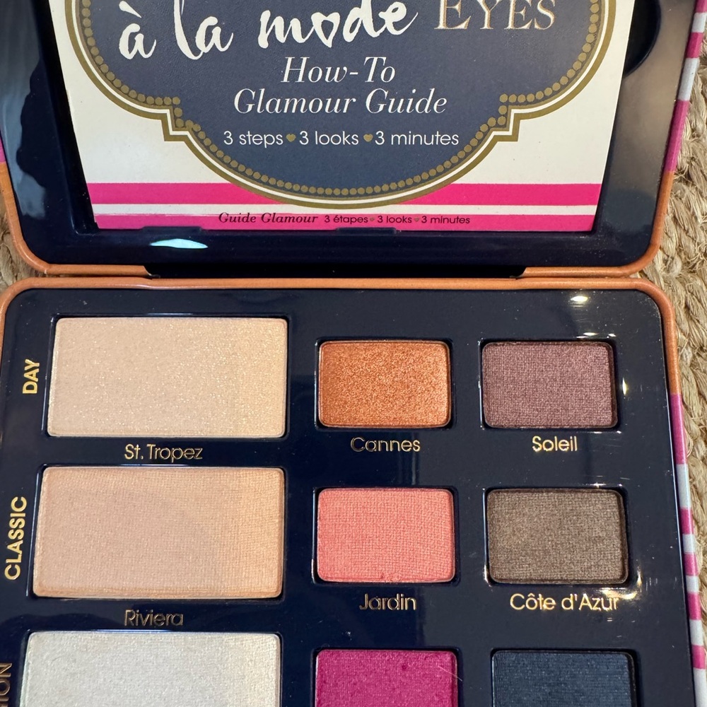 Too Faced Cream and Orange Eyeshadow Palette with Versatile Shades - Picture 3 of 4